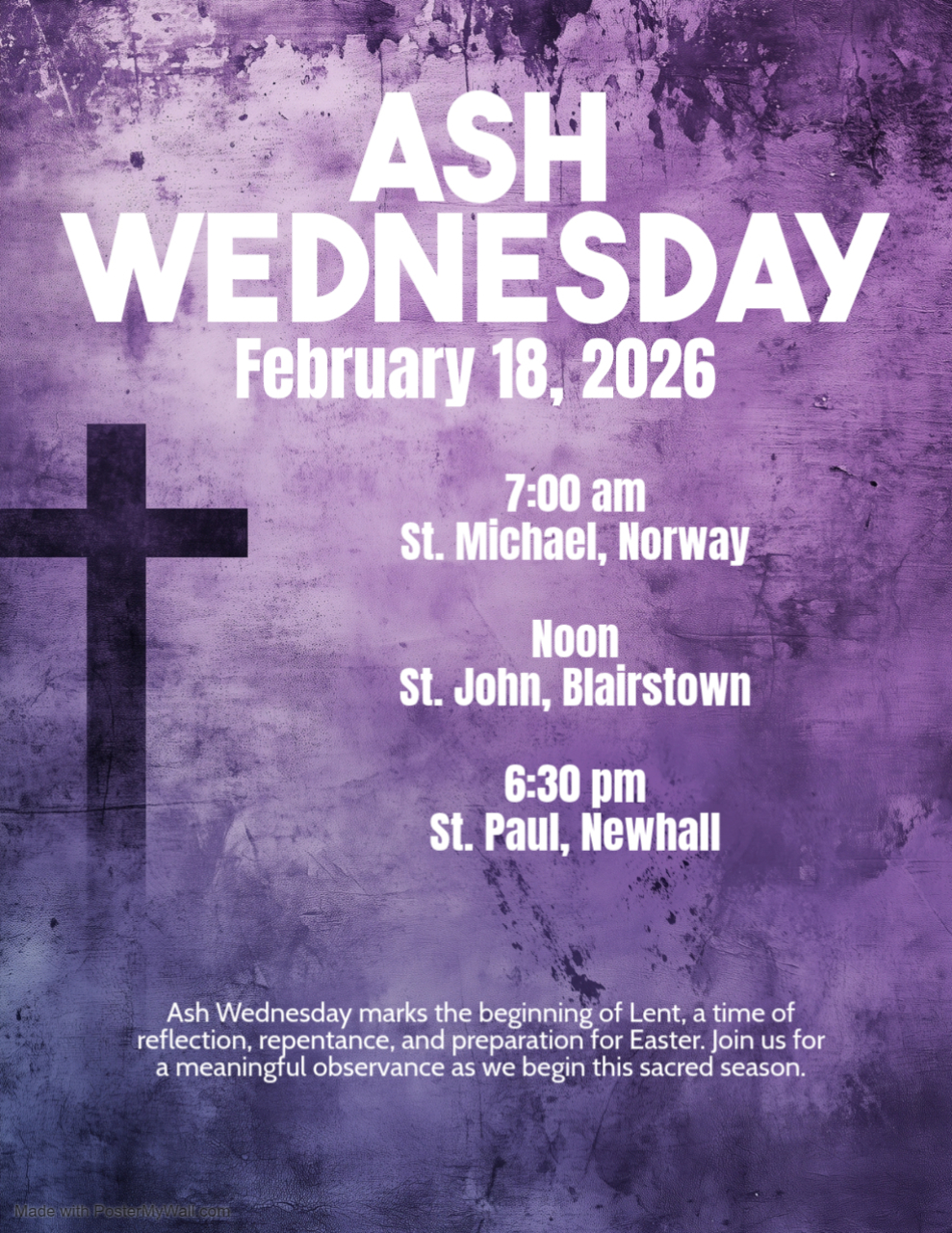 Mass - St. Michael, Norway @ St. Michael Catholic Church